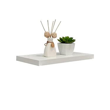 Imagem de Prateleira 30 x 20cm Branco Espessura 25mm Suporte Invisível