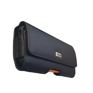 Imagem de Reiko Clipe de bolsa de couro preto plus size (tamanho grande compatível com Apple Iphone 8 Plus/7 Plus/6S Plus com uma capa híbrida resistente ligada) e Zoomazig Stylus