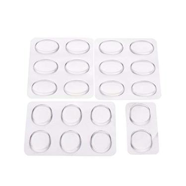 Imagem de Chusui 12 pcs Drum Mute Pads Set Amortecedores Silenciador para Acessórios de Instrumento de Percussão Transparente
