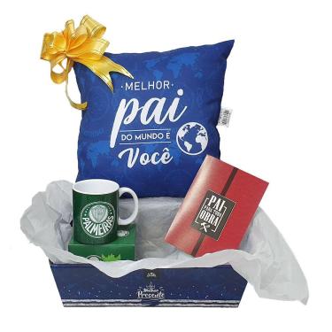 Imagem de Presente Para Pai Cesta De Presente Almofada E Caneca Papai
