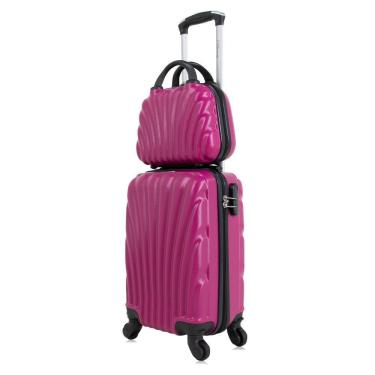 Imagem de Mala de bordo Pink PP com Frasqueira Dizy Swiss Move