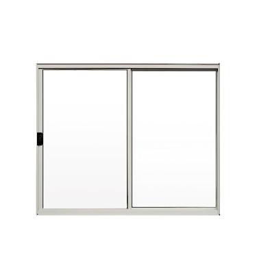 Imagem de Janela 2 Folhas 1,00 X 1,00 Aluminio Branco Linha Modular - Hale