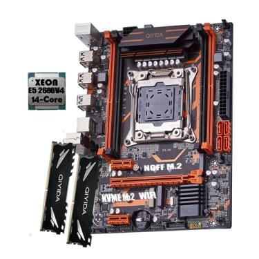 Imagem de Kit PC Gamer X99 Gaming + Xeon E5 2680v4 14 Núcleos (Ryzen 5 5600) + 16GB DDR4