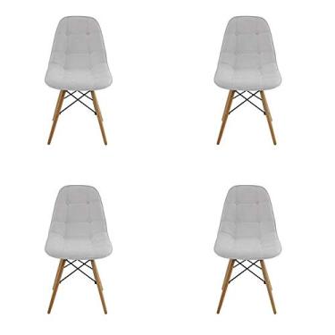 Imagem de Rivatti Kit 02 Cadeiras Eiffel Botone S/Braço, Preto