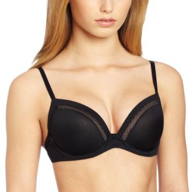 Imagem de Felina Sutiã feminino Celeste sem costura, Preto, 34DD