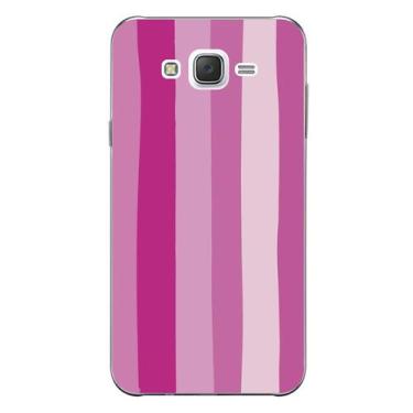 Imagem de Capa Case Capinha Samsung Galaxy  J7 Arco Iris Rosa - Showcase