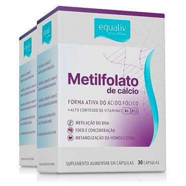 Imagem de Kit 2 Metilfolato de Cálcio Equaliv 30 cápsulas