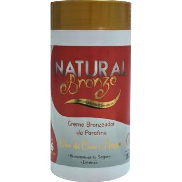 Imagem de Creme Bronzeador Óleo de Coco e Argan 1Kg - NATURAL BRONZE COSMÉTICOS