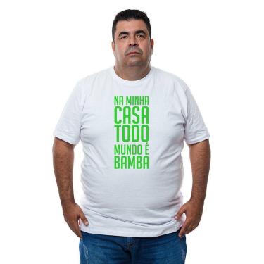 Imagem de Camiseta Plus Size Masculina Algodao Frase Engraçada Carnaval Com Abridor De Garrafas
