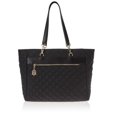 Imagem de Tommy Hilfiger Bolsa feminina charmosa, Hilfiger Deep Black, One Size