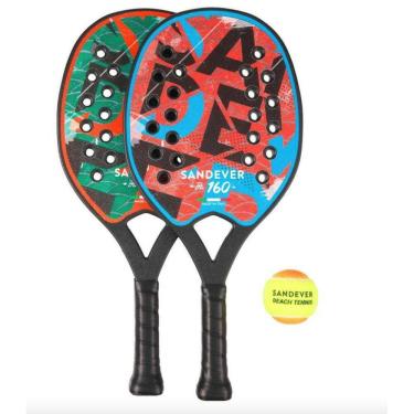 Imagem de Conjunto 2 Raquetes De Tênis De Praia E Bola - Beach Tenis
