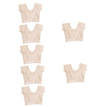 Imagem de Angoily 7 Peças cueca absorvente de suor sutiãs de exercício para mulheres protetor de suor nas axilas tops femininos camisa social feminina bom roupas e acessórios Presente de aniversário