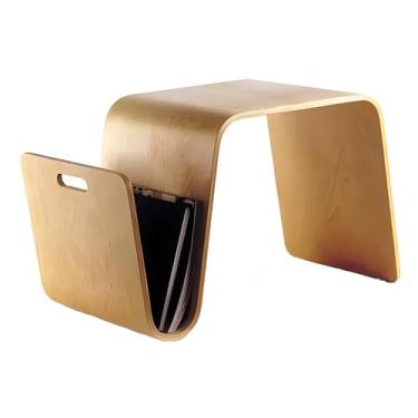 Imagem de Mesa Lateral Pode Colocação Horizontal E Vertical, Mesa Lateral De Madeira, Mesa Final Para Sala De Estar, Quarto, Escritório, Dormitório (Color : STYLE 2, Size : 25.98x14.17x15.74in)