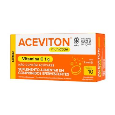 Imagem de Aceviton Imunidade Vitamina C com 10 Comprimidos Efervescentes