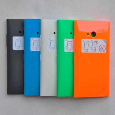 Imagem de Binyeae-capa de bateria plástica para nokia lumia 730/735  carcaça traseira com nfc  chaves