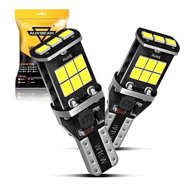 Imagem de Auxbeam Lâmpada de LED T15 921 Lâmpada de LED W16W 800LM HID branca para luzes reversas de reserva (pacote com 2) Atualização