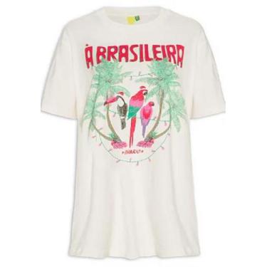 Imagem de T-Shirt Feminina À Brasileira Off White Farm - Blessed Scs