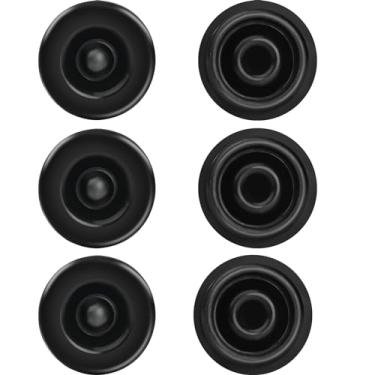 Imagem de Klmnduo 6 plugues de graxa de borracha para tampa de poeira de eixo de reboque, tampas de poeira de rolamento de cubo tampa de graxa para a maioria dos reboques de barco Dexter EZ lubrificante trailer