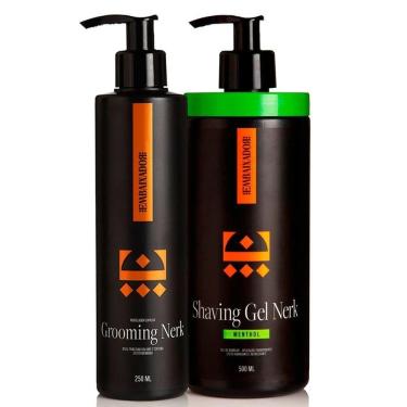 Imagem de Grooming Capilar Nerk + Shaving Gel Nerk Menthol Embaixador 500Ml