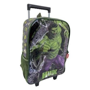 Imagem de Mochila De Rodinhas Hulk 39575 - Juvenil-Masculino