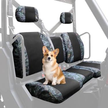 Imagem de MDPROMCP Capa de assento Ranger XP 1000, acessórios Ranger 1000 compatíveis com Polaris Ranger 1000/XP 1000/Crew XP 1000 2018 2019 2020 2021 2022 2023 Camuflagem resistente a arranhões e repelente de