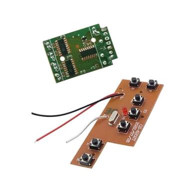 Imagem de Deevoka Placa transmissora receptor conjunto de placa de circuito pcb 7ch diy modificado para rc hobby carro brinquedo controle remoto peças de reposição