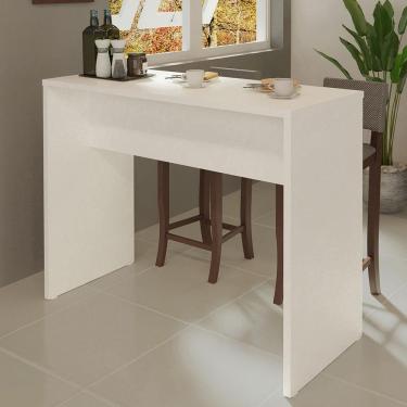 Imagem de Bancada para Cozinha Madesa 115 Cm - Branco