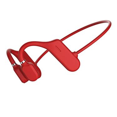 Imagem de Fones de ouvido esportivos sem fio de orelha aberta, fone de ouvido à prova d'água à prova de suor Bluetooth 5.0 com microfone para corrida esportiva, corrida, condução, ciclismo, caminhada, uso int