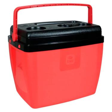 Imagem de Caixa Térmica Bel Fix 19L 20QT com Alça + Suporte para Copo Capac. 26 Latas
