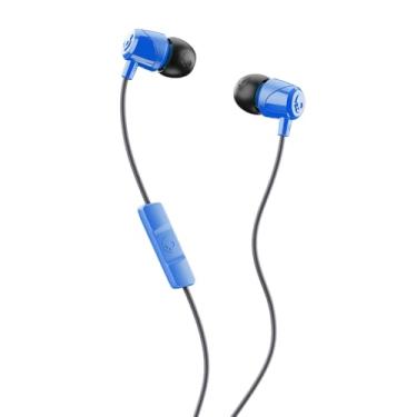 Imagem de Skullcandy Fones de ouvido intra-auriculares com fio, isolamento de ruído, microfone, funciona com dispositivos Bluetooth e computadores - azul cobalto