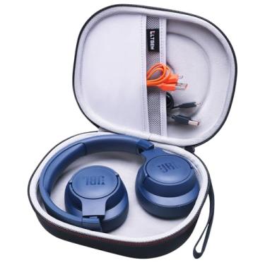 Imagem de LTGEM EVA Capa rígida para JBL Live 770NC/660NC/650BT/460NC/670NC/400BT/500BT e JBL Tune 770NC/710BT/720BT/760NC/700BT/750BT/510BT/660NC/520BT/500BT/500BT. 0/E45BT Fone de ouvido sem fio Bluetooth