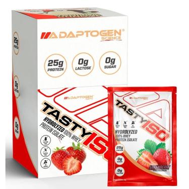 Imagem de Tasty Iso Caixa 12 Sachês Whey Protein Isolado e hidrolisado Adaptogen-Unissex