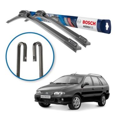 Imagem de Palheta Limpador Parabrisa Fiat Uno Palio Toro UnoMille Bosch Aerofit,