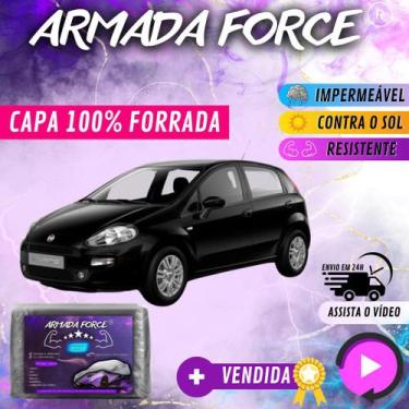 Imagem de Capa Cobrir Carro PUNTO 100% Forrada Armada Force 100% Impermeável For