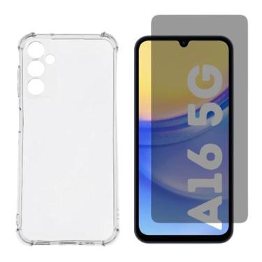 Imagem de Capa Transparente + Película Privativa Para Samsung A16 5G - DB