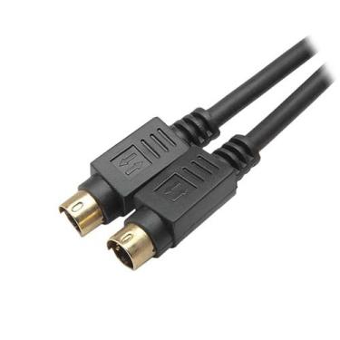Imagem de Cabo de Video para Super VHS 2 Metros com PLUG Mini DIN Dourado - Sand