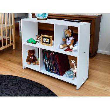 Imagem de Mini Estante e Aparador - Qualidade para seu Quarto ou Sala (61LX58A20