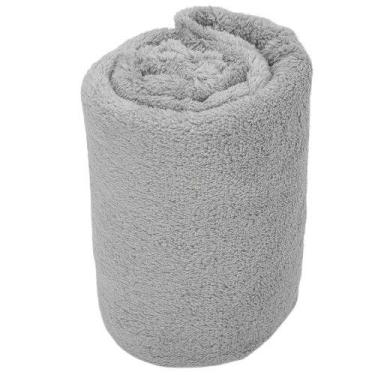 Imagem de Manta / mantinha para bebê soft bublim microfibra rolinho, Cinza