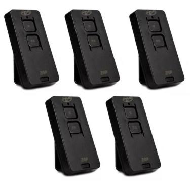 Imagem de Kit 5 Controle Remoto Ppa Zap Pop Preto 433 Portão E Alarme