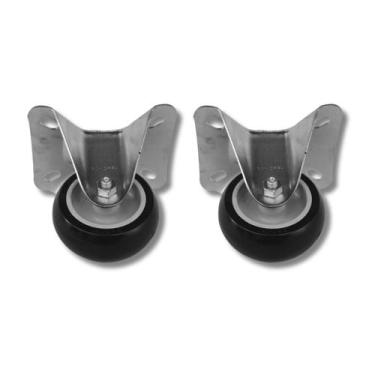 Imagem de Kit 2 Rodízios 312 BP com Placa Fixa Sem Trava para 60Kg - Schioppa