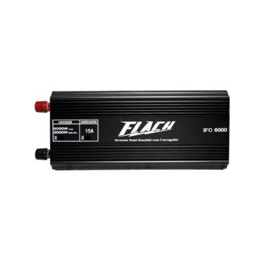 Imagem de Inversor Tensão 6000w de Pico + Carregador Bateria 12v/127v Flach Ifc6