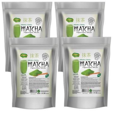 Imagem de KIT C/4 Matcha Legítimo Premium 100% Puro Original Chá Em Pó - Unilife