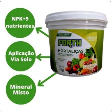 Imagem de Fertilizante Adubo Forth Hortaliças 3 Kg Nutrição Para Horta