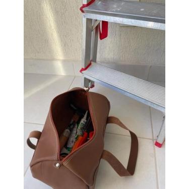 Imagem de Bolsa De Ferramentas De Mão Multifuncional Couro Legítimo - LEV