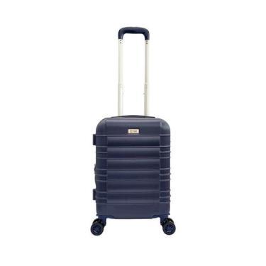 Imagem de Mala Viagem Bordo Expansiva Rigida Roda Dupla 360  Mao Aviao Cadeado P