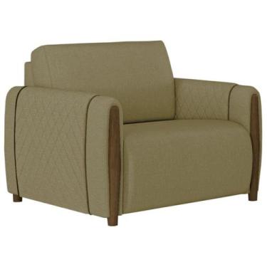 Imagem de Poltrona Decorativa Pes Em Madeira Encanto TCE 1025 Moll - Molufan, TC