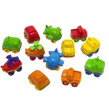 Imagem de Kit carrinhos Super Frotinha Baby Animal Brincar Carrinhos Diversão Pr
