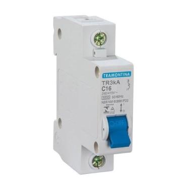 Imagem de Disjuntor Tramontina Din 1P 25A TR3KA Curva C