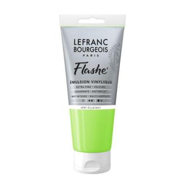Imagem de Tinta Acrílica Flashe Lefranc 80ml 554 Bright Green - Lefranc Bourgeoi