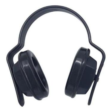 Imagem de Abafador De Ruídos Protetor Auditivo Tipo Concha 13DB Preto Plastcor